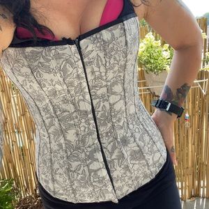 Unique and rare brocade corset